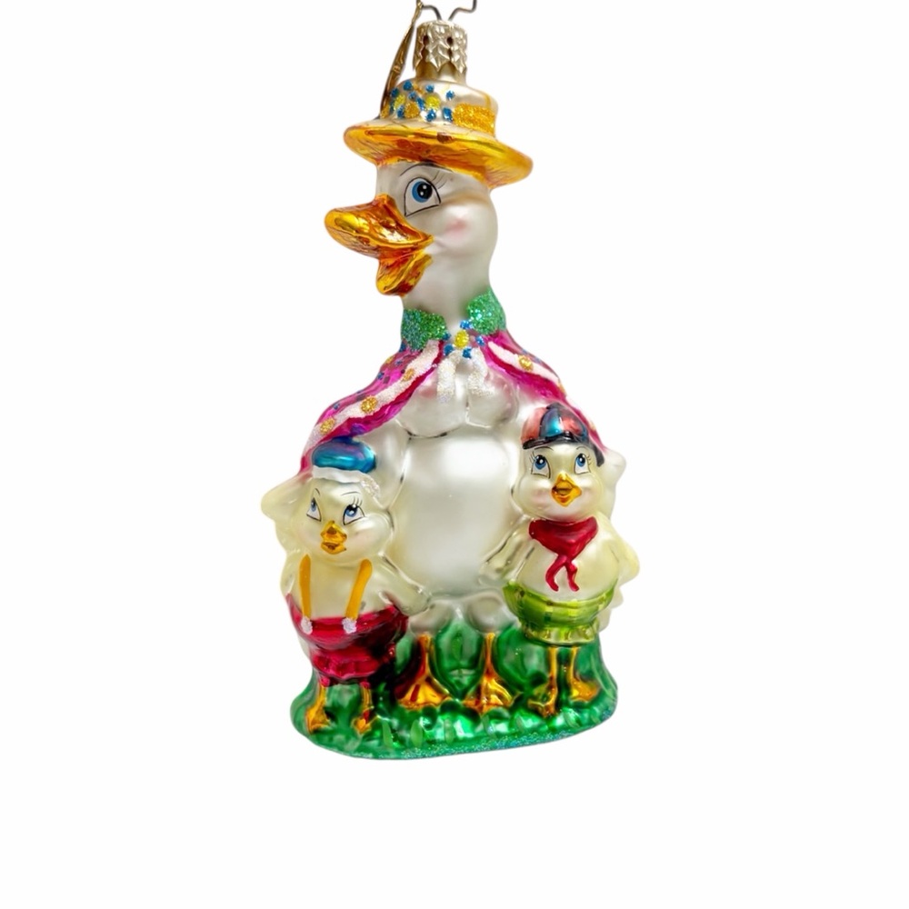 Christopher Radko | Rare Mother Duck with Family Ornament Spring Easter & Box